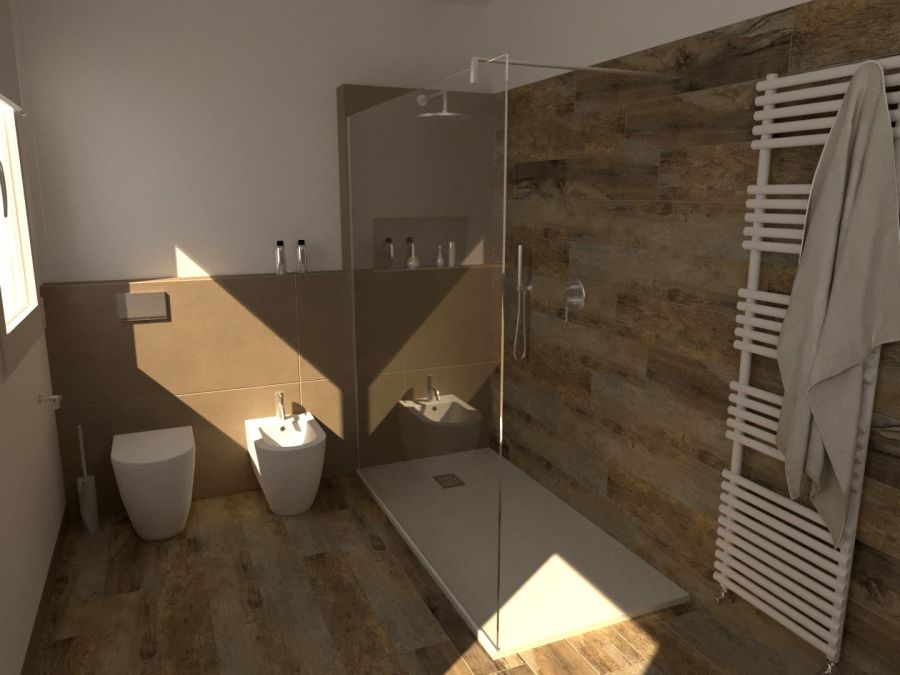 238_ Effetto legno a parete